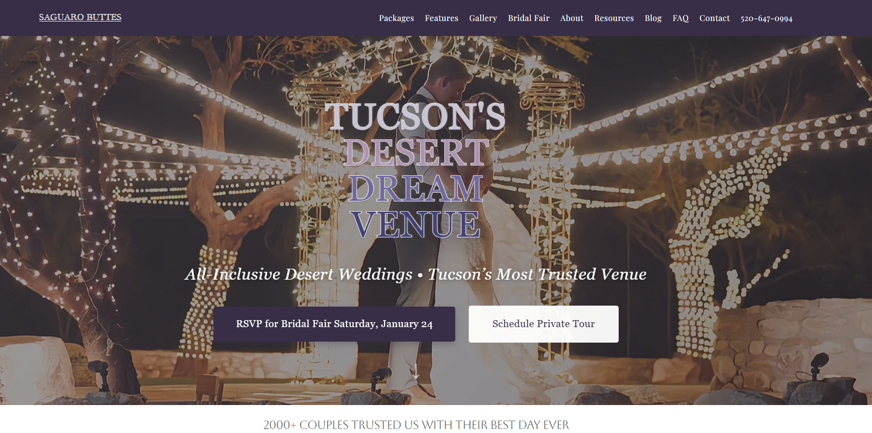 Saguaro Buttes WordPress site